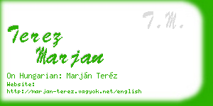terez marjan business card